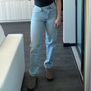 AGOLDE Criss Cross Upsized Jean in Suburbia